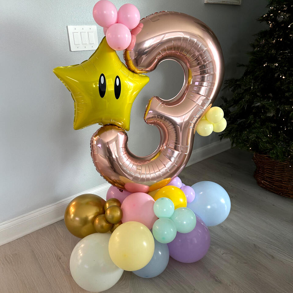 Birthday Children's Bouquet themed balloon bouquet